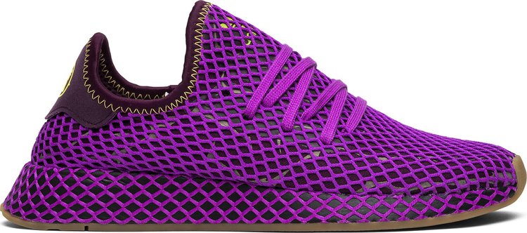 נעלי סניקרס Dragon Ball Z x Deerupt 'Son Gohan' של המותג אדידס בצבע סָגוֹל עשויות 