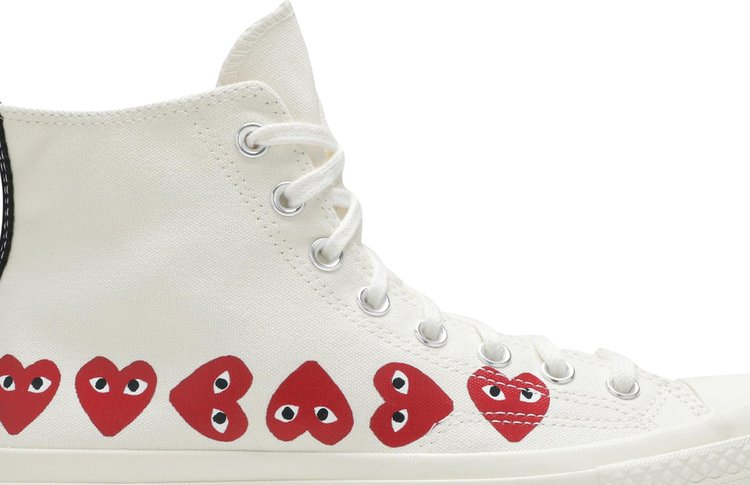 Comme des Garçons Play x Chuck 70 Hi Top Multi Heart