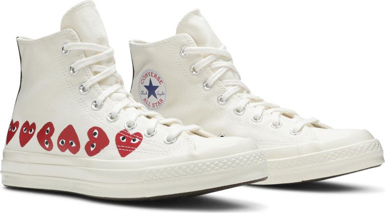 Comme des Garçons Play x Chuck 70 Hi Top Multi Heart