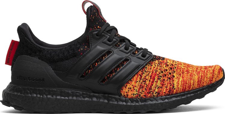 נעלי סניקרס Game of Thrones x UltraBoost 4.0 'House Targaryen Dragons' של המותג אדידס בצבע אָדוֹם עשויות ניילון פוליאסטר Primeknit