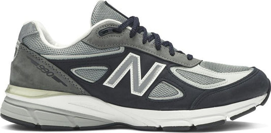 נעלי סניקרס 990v4 Made In USA 'Silver Mink' של המותג ניו באלאנס בצבע אפור עשויות 