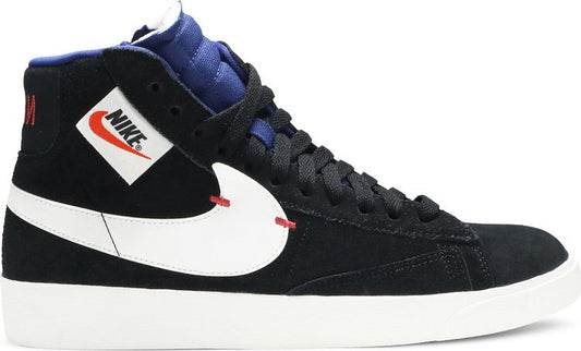 נעלי סניקרס Wmns Blazer Mid Rebel XX 'Black Royal Blue' של המותג נייקי בצבע שָׁחוֹר עשויות 