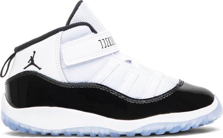 נעלי סניקרס Air Jordan 11 Retro TD 'Concord' 2018 של המותג נייקי בצבע לבן עשויות 