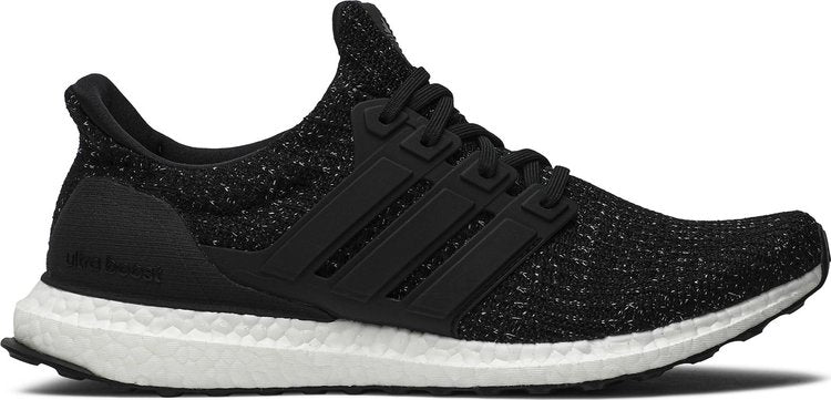 נעלי סניקרס UltraBoost 4.0 'Black White Speckle' של המותג אדידס בצבע שָׁחוֹר עשויות ניילון פוליאסטר Primeknit