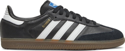 נעלי סניקרס Samba OG 'Black Gum' של המותג אדידס בצבע שָׁחוֹר עשויות 
