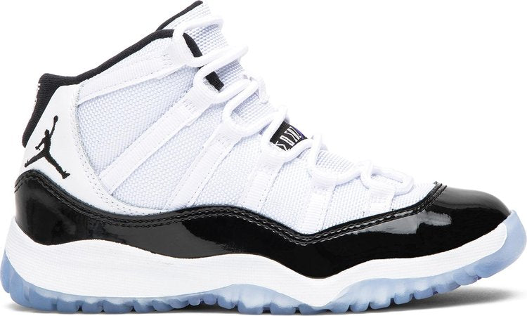 נעלי סניקרס Air Jordan 11 Retro PS 'Concord' 2018 של המותג נייקי בצבע לבן עשויות 