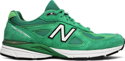 נעלי סניקרס 990v4 Made in USA 'New Green' של המותג ניו באלאנס בצבע ירוק עשויות 