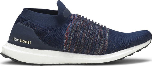 נעלי סניקרס UltraBoost Laceless 'Collegiate Navy' של המותג אדידס בצבע כְּחוֹל עשויות ניילון פוליאסטר Primeknit