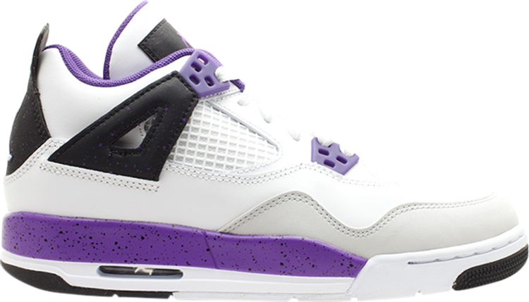 נעלי סניקרס Air Jordan 4 Retro GS 'Ultraviolet' של המותג נייקי בצבע לבן עשויות 