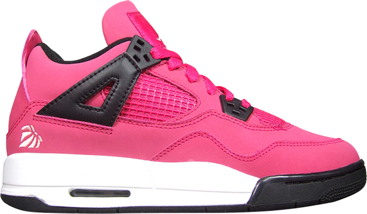 נעלי סניקרס Air Jordan 4 Retro GS 'Voltage Cherry' של המותג נייקי בצבע אָדוֹם עשויות 