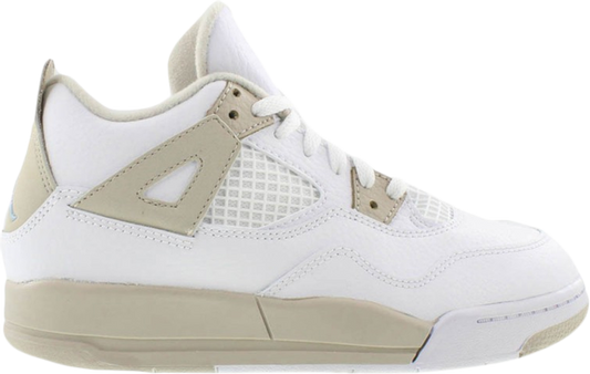 נעלי סניקרס Air Jordan 4 Retro PS 'Linen' של המותג נייקי בצבע לבן עשויות 