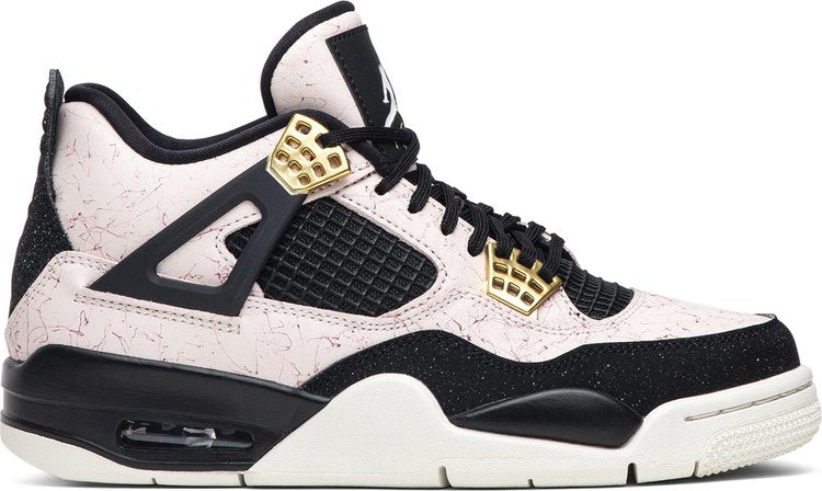 נעלי סניקרס Wmns Air Jordan 4 Retro 'Splatter' של המותג נייקי בצבע אָדוֹם עשויות 