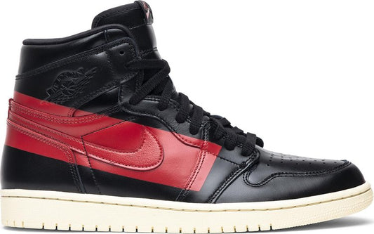 נעלי סניקרס Air Jordan 1 Retro High OG 'Couture' של המותג נייקי בצבע שָׁחוֹר עשויות עוֹר