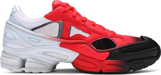 נעלי סניקרס Raf Simons x Ozweego Replicant 'Red Halo Blue' של המותג אדידס בצבע אָדוֹם עשויות 