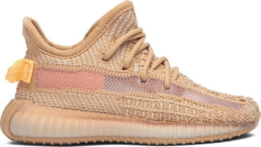 נעלי סניקרס Yeezy Boost 350 V2 Infant 'Clay' של המותג אדידס בצבע אָדוֹם עשויות ניילון פוליאסטר Primeknit