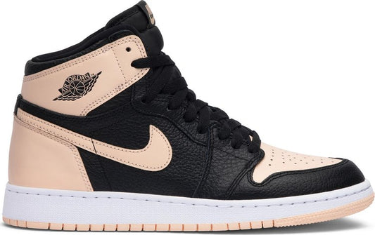 נעלי סניקרס Air Jordan 1 Retro High OG GS 'Crimson Tint' של המותג נייקי בצבע וָרוֹד עשויות עוֹר