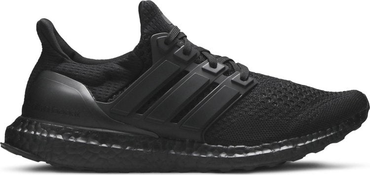 נעלי סניקרס UltraBoost 1.0 Limited 'Triple Black' של המותג אדידס בצבע שָׁחוֹר עשויות ניילון פוליאסטר Primeknit