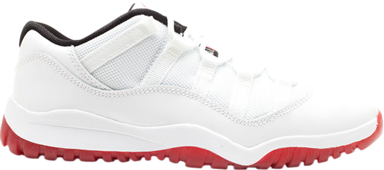 נעלי סניקרס Jordan 11 Retro Low PS 'White Varsity Red' של המותג נייקי בצבע לבן עשויות 