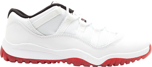 נעלי סניקרס Jordan 11 Retro Low PS 'White Varsity Red' של המותג נייקי בצבע לבן עשויות 