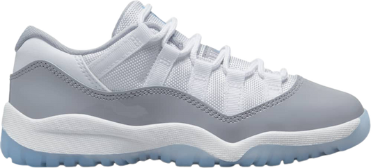 נעלי סניקרס Air Jordan 11 Retro Low PS 'Cement Grey' של המותג נייקי בצבע אפור עשויות עור פטנט