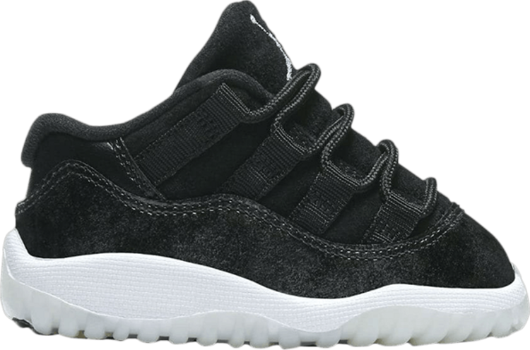 נעלי סניקרס Air Jordan 11 Retro Low TD 'Barons' של המותג נייקי בצבע שָׁחוֹר עשויות 