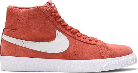 נעלי סניקרס Blazer Mid SB 'Dusty Peach' של המותג נייקי בצבע וָרוֹד עשויות 