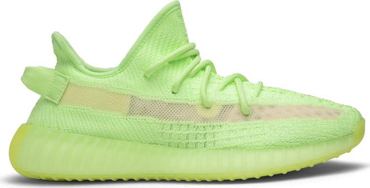 נעלי סניקרס Yeezy Boost 350 V2 GID 'Glow' של המותג אדידס בצבע ירוק עשויות ניילון פוליאסטר Primeknit