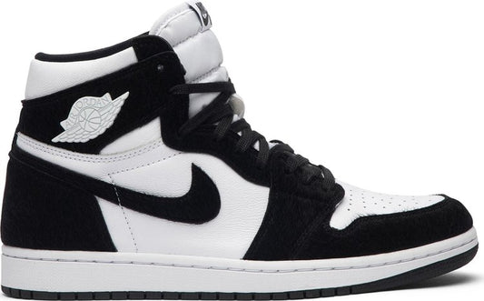 נעלי סניקרס Wmns Air Jordan 1 Retro High OG 'Twist' של המותג נייקי בצבע שָׁחוֹר עשויות עוֹר