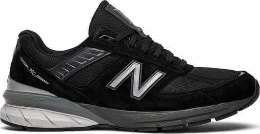 נעלי סניקרס 990v5 Made In USA 'Black' של המותג ניו באלאנס בצבע שָׁחוֹר עשויות 