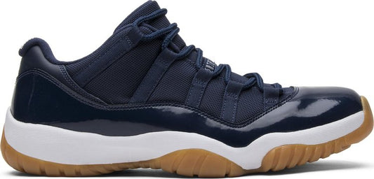 נעלי סניקרס Air Jordan 11 Retro Low 'Navy Gum' של המותג נייקי בצבע כְּחוֹל עשויות 