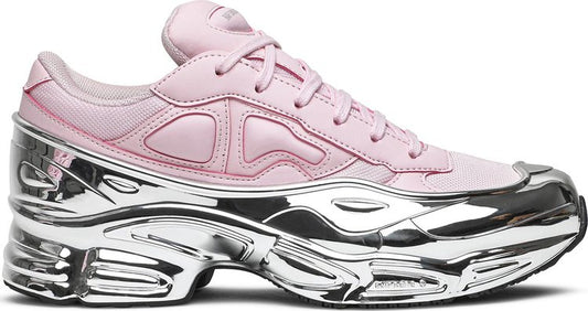 נעלי סניקרס Raf Simons x Ozweego 'Mirrored - Clear Pink' של המותג אדידס בצבע וָרוֹד עשויות 