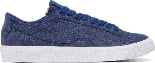 נעלי סניקרס Zoom Blazer Low Canvas Decon SB 'Blue Void' של המותג נייקי בצבע כְּחוֹל עשויות 