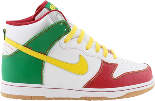 נעלי סניקרס Dunk High 6.0 'Rasta' של המותג נייקי בצבע צבעוני עשויות 