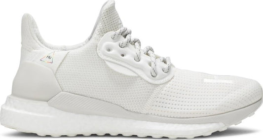 נעלי סניקרס Pharrell x Solar Hu Glide PRD 'Cream White' של המותג אדידס בצבע לבן עשויות 