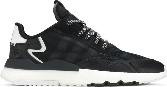 נעלי סניקרס Nite Jogger 'Core Black' של המותג אדידס בצבע שָׁחוֹר עשויות 