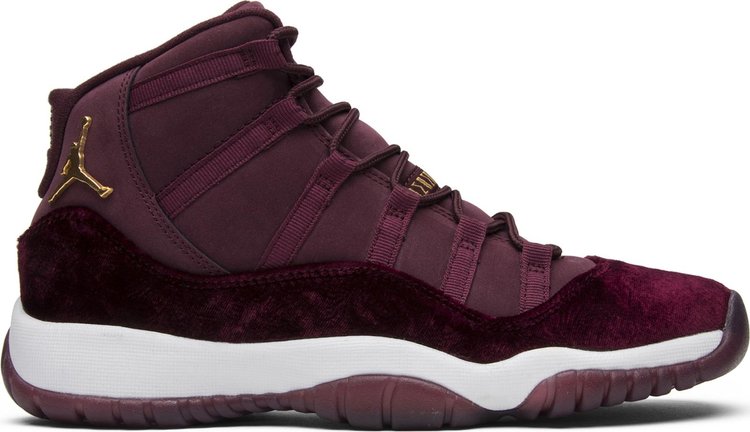 נעלי סניקרס Air Jordan 11 Retro GG Heiress 'Velvet' של המותג נייקי בצבע אָדוֹם עשויות 