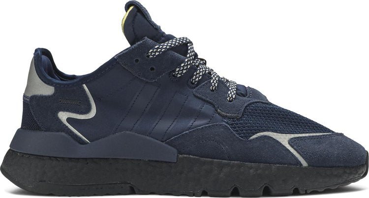 נעלי סניקרס 3M x Nite Jogger 'Collegiate Navy' של המותג אדידס בצבע כְּחוֹל עשויות 