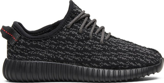 נעלי סניקרס Yeezy Boost 350 Infant 'Pirate Black' 2016 של המותג אדידס בצבע שָׁחוֹר עשויות ניילון פוליאסטר Primeknit