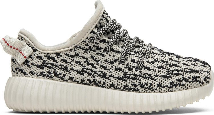 נעלי סניקרס Yeezy Boost 350 Infant 'Turtle Dove' של המותג אדידס בצבע אפור עשויות ניילון פוליאסטר Primeknit