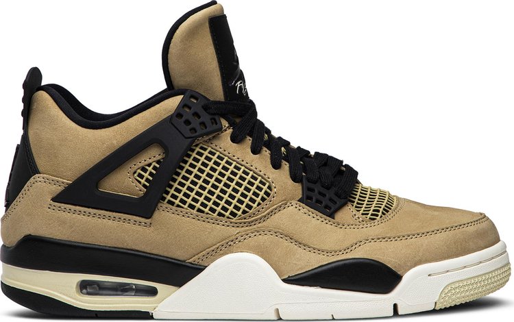 נעלי סניקרס Wmns Air Jordan 4 Retro 'Mushroom' של המותג נייקי בצבע שָׁזוּף עשויות 