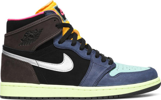 נעלי סניקרס Air Jordan 1 Retro High 'Tokyo Bio Hack' של המותג נייקי בצבע צבעוני עשויות עוֹר