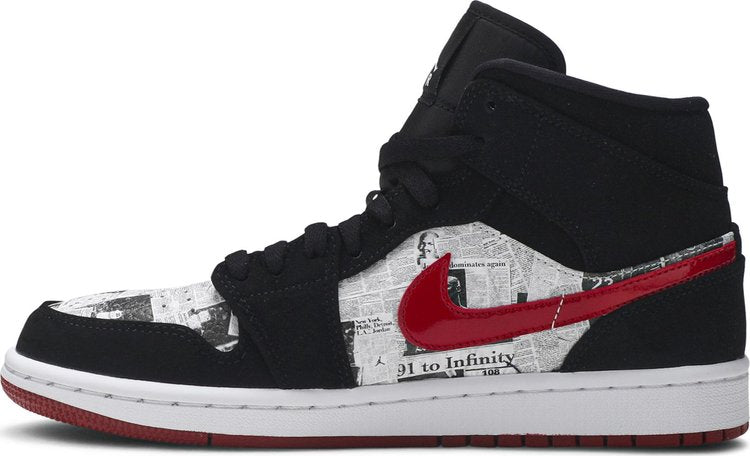 Air Jordan 1 Mid SE 'Newspaper Air Times'