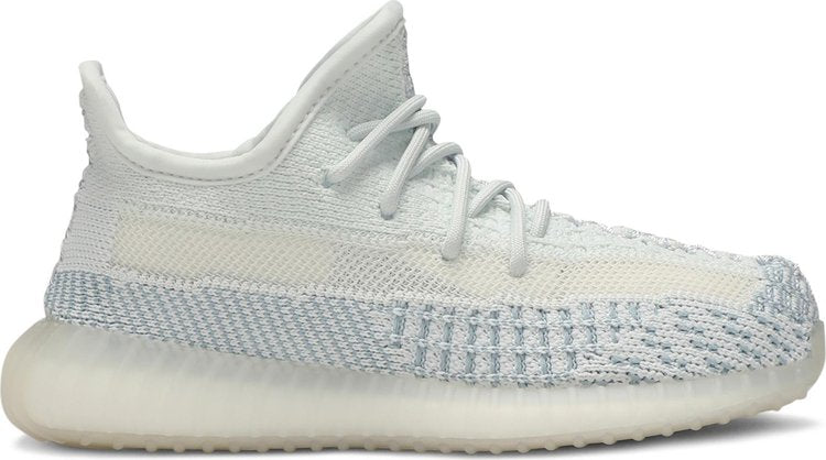 נעלי סניקרס Yeezy Boost 350 V2 Infant 'Cloud White Non-Reflective' של המותג אדידס בצבע לבן עשויות ניילון פוליאסטר Primeknit