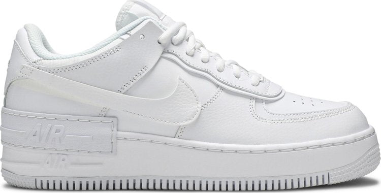 נעלי סניקרס Wmns Air Force 1 Shadow 'Triple White' של המותג נייקי בצבע לבן עשויות 