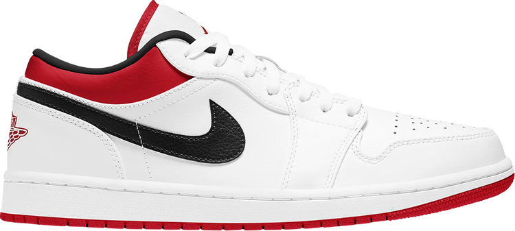 נעלי סניקרס Air Jordan 1 Low 'White University Red' של המותג נייקי בצבע לבן עשויות 