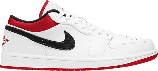 נעלי סניקרס Air Jordan 1 Low 'White University Red' של המותג נייקי בצבע לבן עשויות 