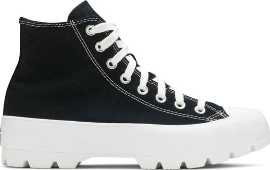 נעלי סניקרס Wmns Chuck Taylor All Star High Lugged 'Black' של המותג קונברס אולסטאר בצבע שָׁחוֹר עשויות 