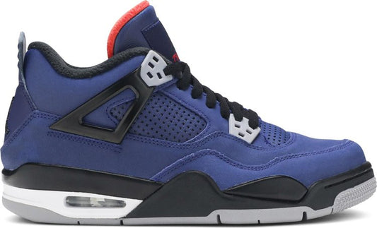נעלי סניקרס Air Jordan 4 Retro WNTR GS 'Loyal Blue' של המותג נייקי בצבע כְּחוֹל עשויות עוֹר