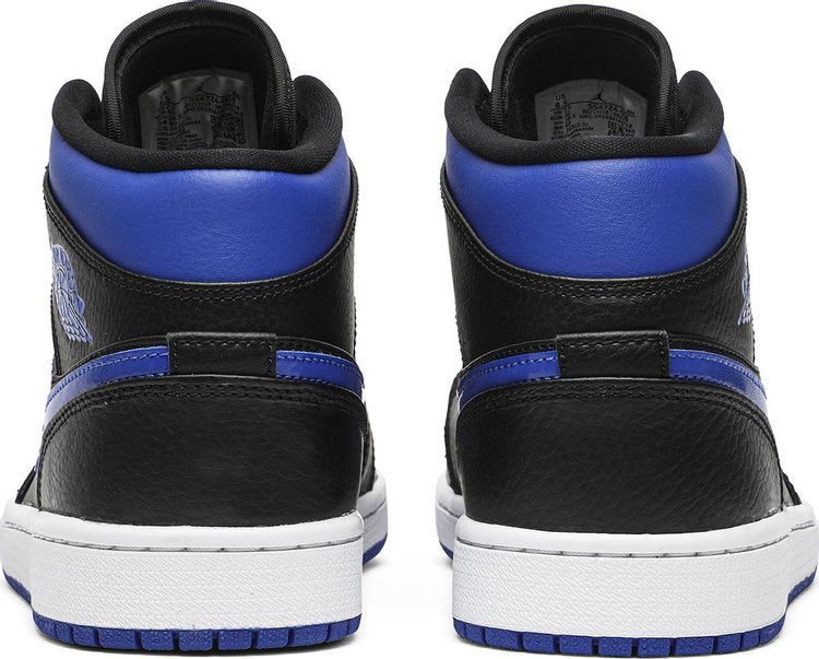 Air Jordan 1 Mid 'Black Hyper Royal'