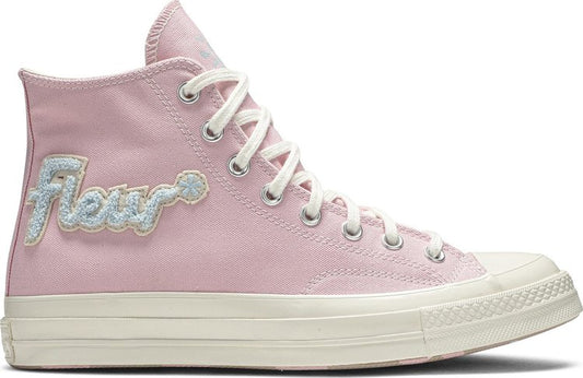 נעלי סניקרס Golf Le Fleur x Chuck 70 Chenille 'Almond Blossom' של המותג קונברס אולסטאר בצבע וָרוֹד עשויות 